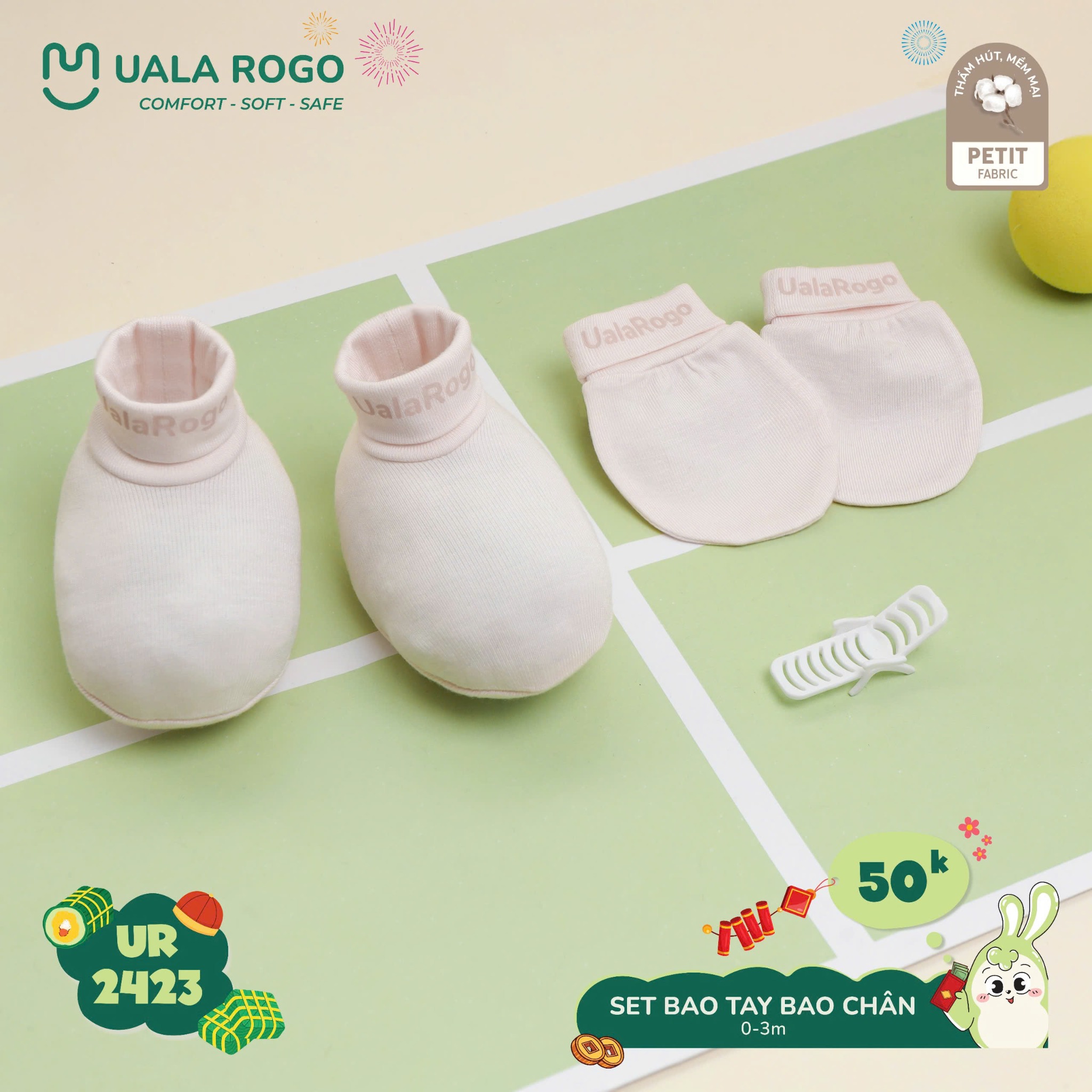 Bao Chân Bao Tay Cho Bé UR 2423