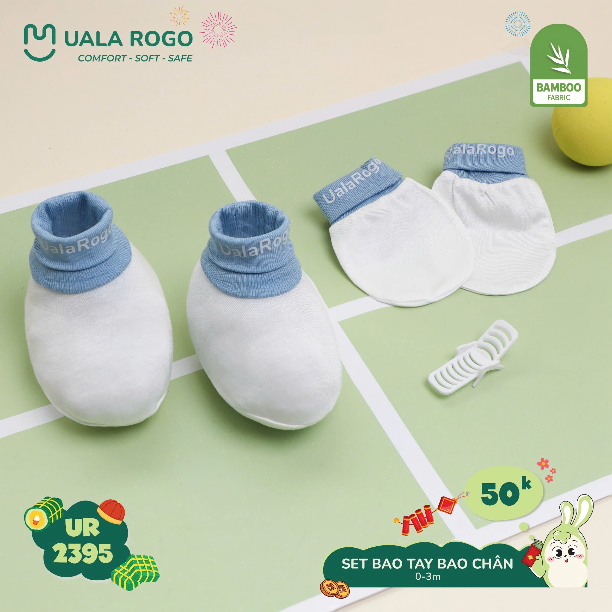 Set Bao Chân Bao Tay Cho Bé UR 2395