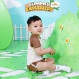  Bộ Cộc Tay Bamboo Cho Bé UR 2161 