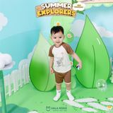  Bộ Cộc Tay Bamboo Cho Bé UR 2161 