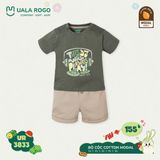  Bộ Cộc Tay Cotton Cho Bé 3833 