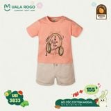  Bộ Cộc Tay Cotton Cho Bé 3833 
