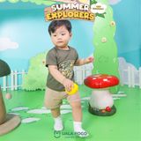  Bộ Cộc Tay Cotton Cho Bé 3833 