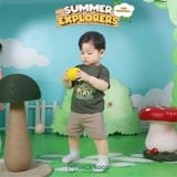  Bộ Cộc Tay Cotton Cho Bé 3833 