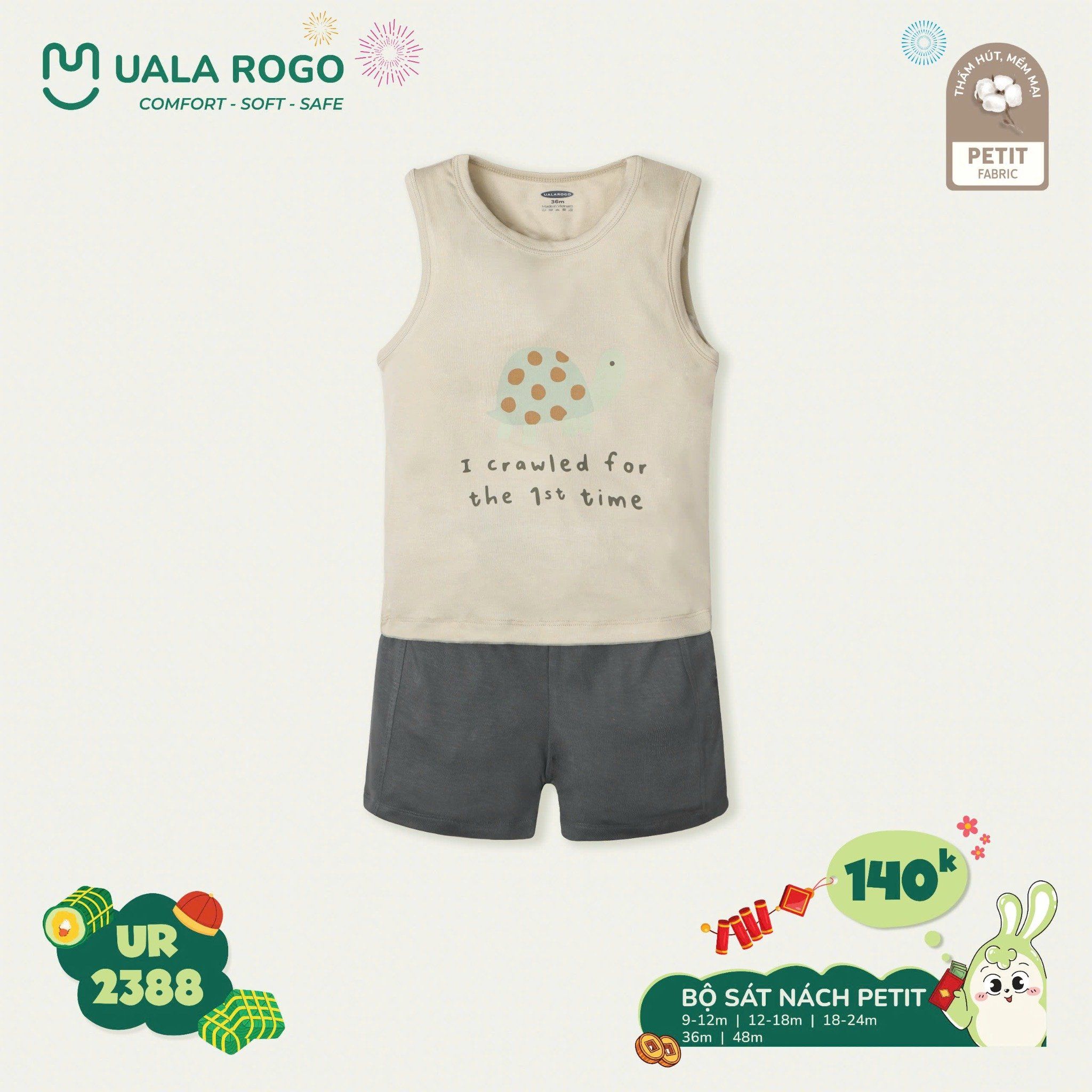  Bộ Sát Nách Petit Cho Bé UR 2388 