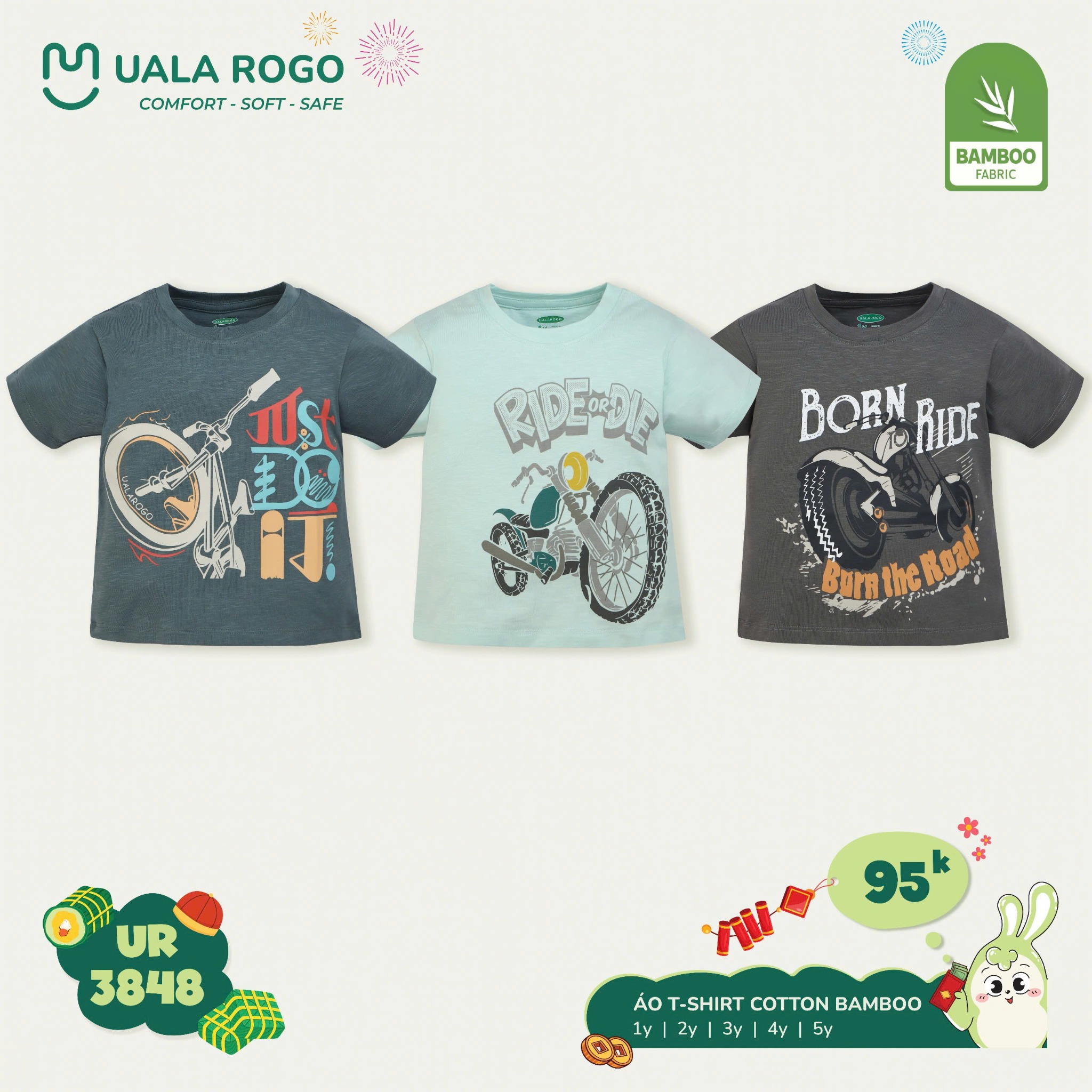 Áo T- Shirt Cotton Bamboo UR 3848