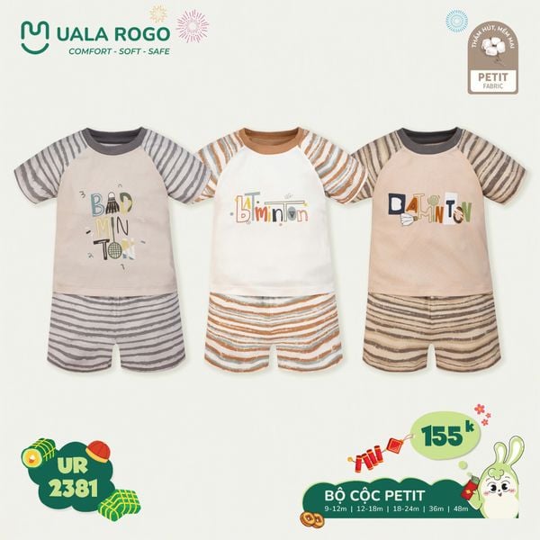  Bộ Cộc Tay Petit Cho Bé 2381 