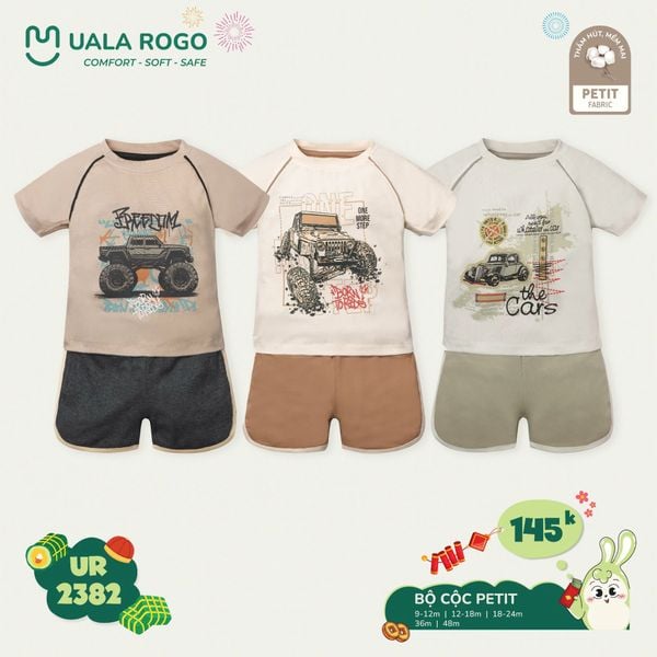  Bộ Cộc Tay Petit Cho Bé UR 2382 
