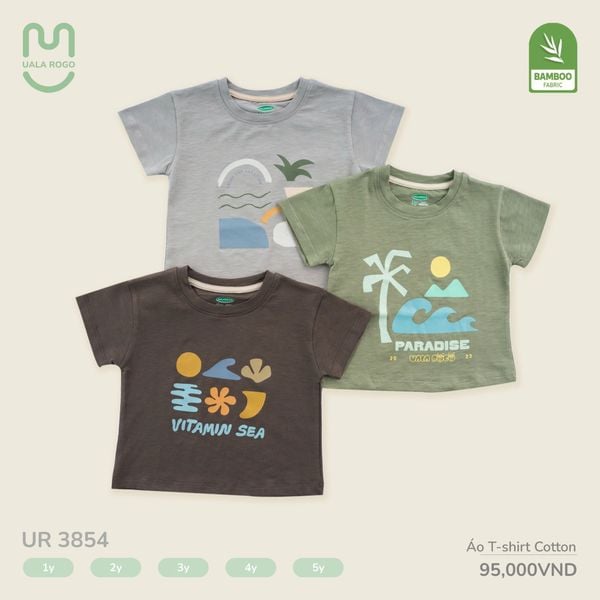  Áo T-Shirt Cotton Cho Bé UR 3854 