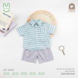  Set Áo Sơ Mi Quần Cộc Bomi Cotton UR 3865 