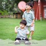  Set Áo Sơ Mi Quần Cộc Bomi Cotton UR 3865 