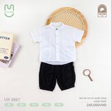  Set Áo Sơ Mi Quần Lửng Swan Linen MS 3867 