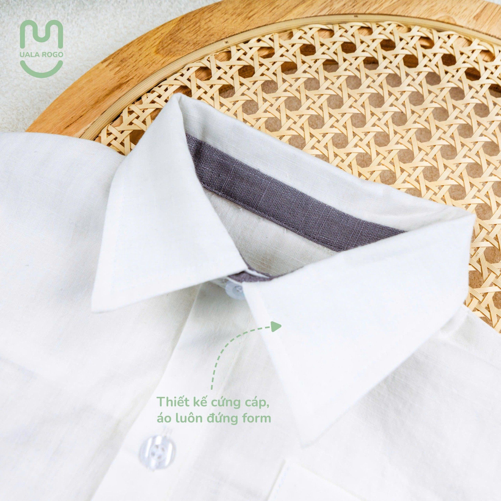  Set Áo Sơ Mi Quần Cộc Swan Linen UR 3868 