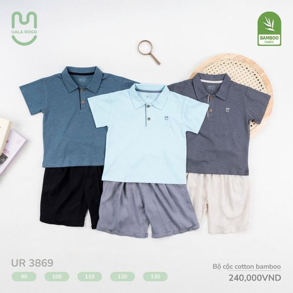  Bộ Cộc Cotton Bamboo Cho Bé UR 3869 