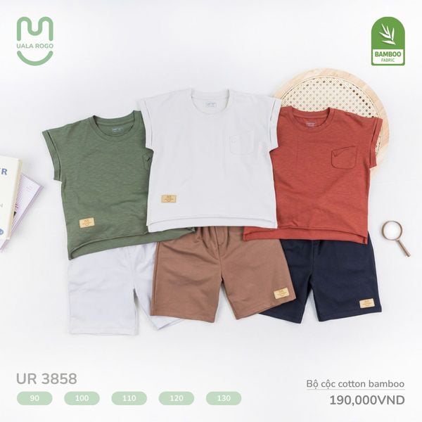  Bộ Cộc Cotton Bamboo Cho Bé UR 3858 