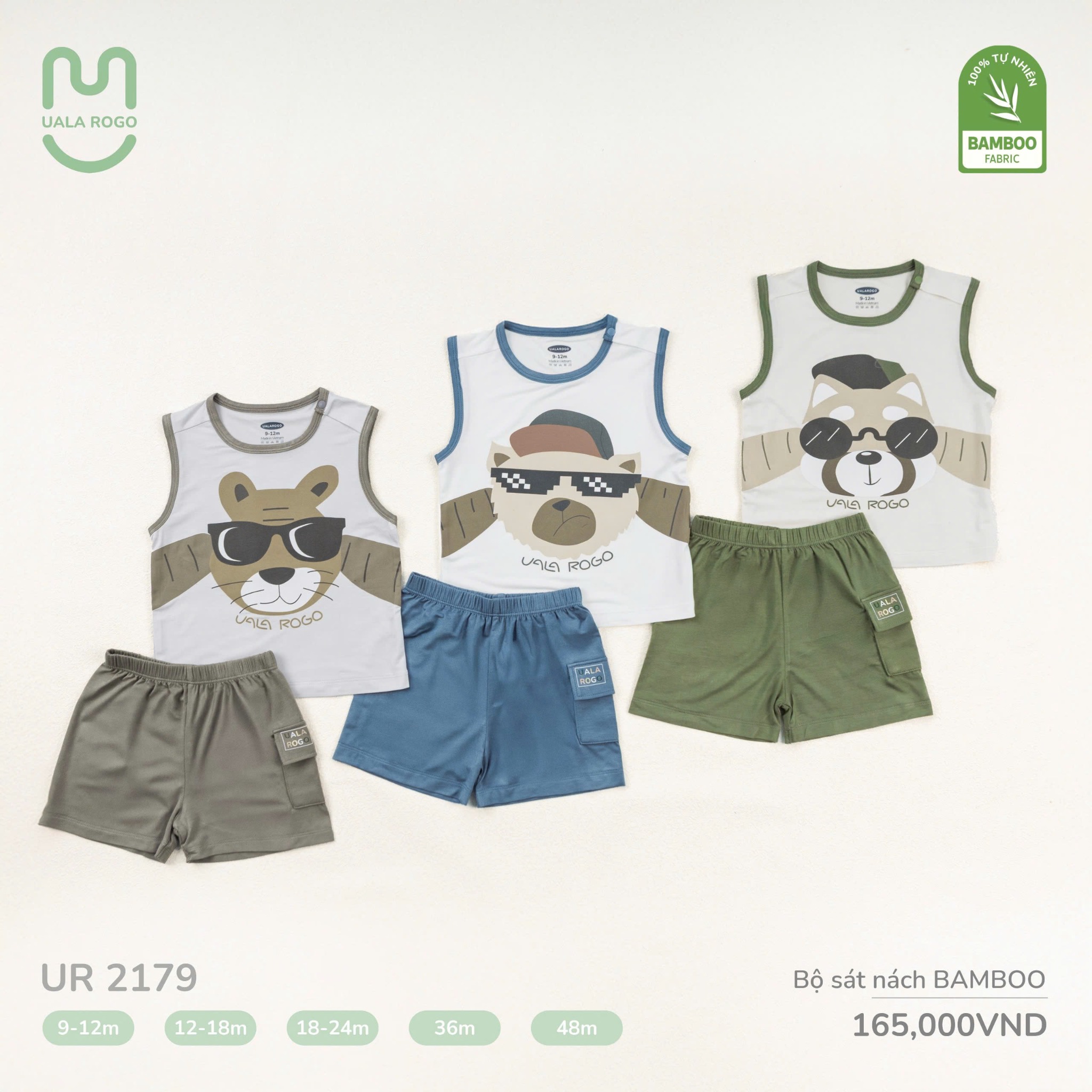 Bộ Sát Nách Bamboo UR 2179