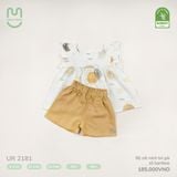  Bộ Sát Nách Bé Gái Xô Bamboo UR 2181 