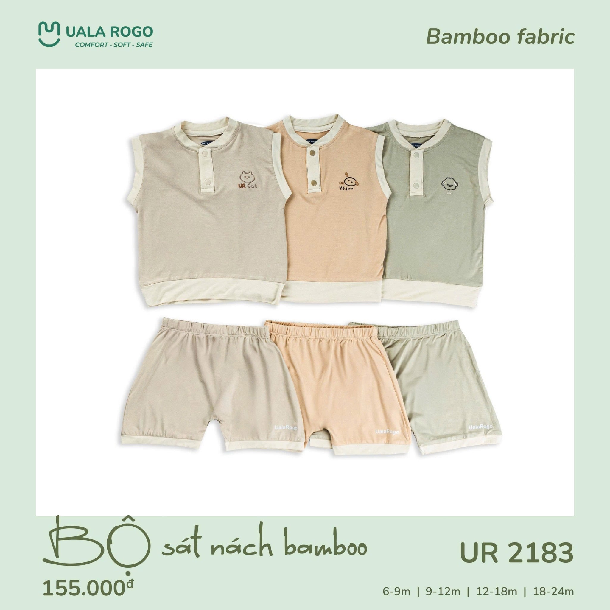 Bộ Sát Nách Bamboo UR 2183