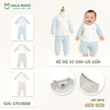  Bộ Dài Sơ Sinh Cài Giữa UR 3875 