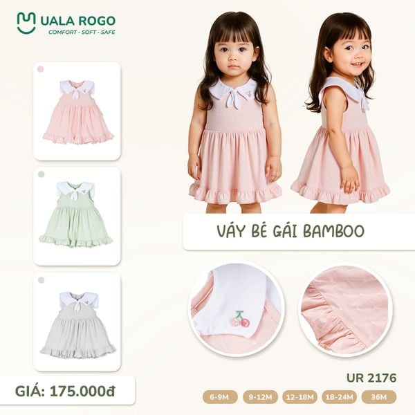  Váy Bé Gái Bamboo UR 2176 