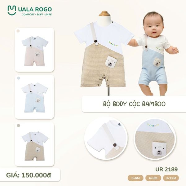  Bộ Body Cộc Bamboo UR 2189 
