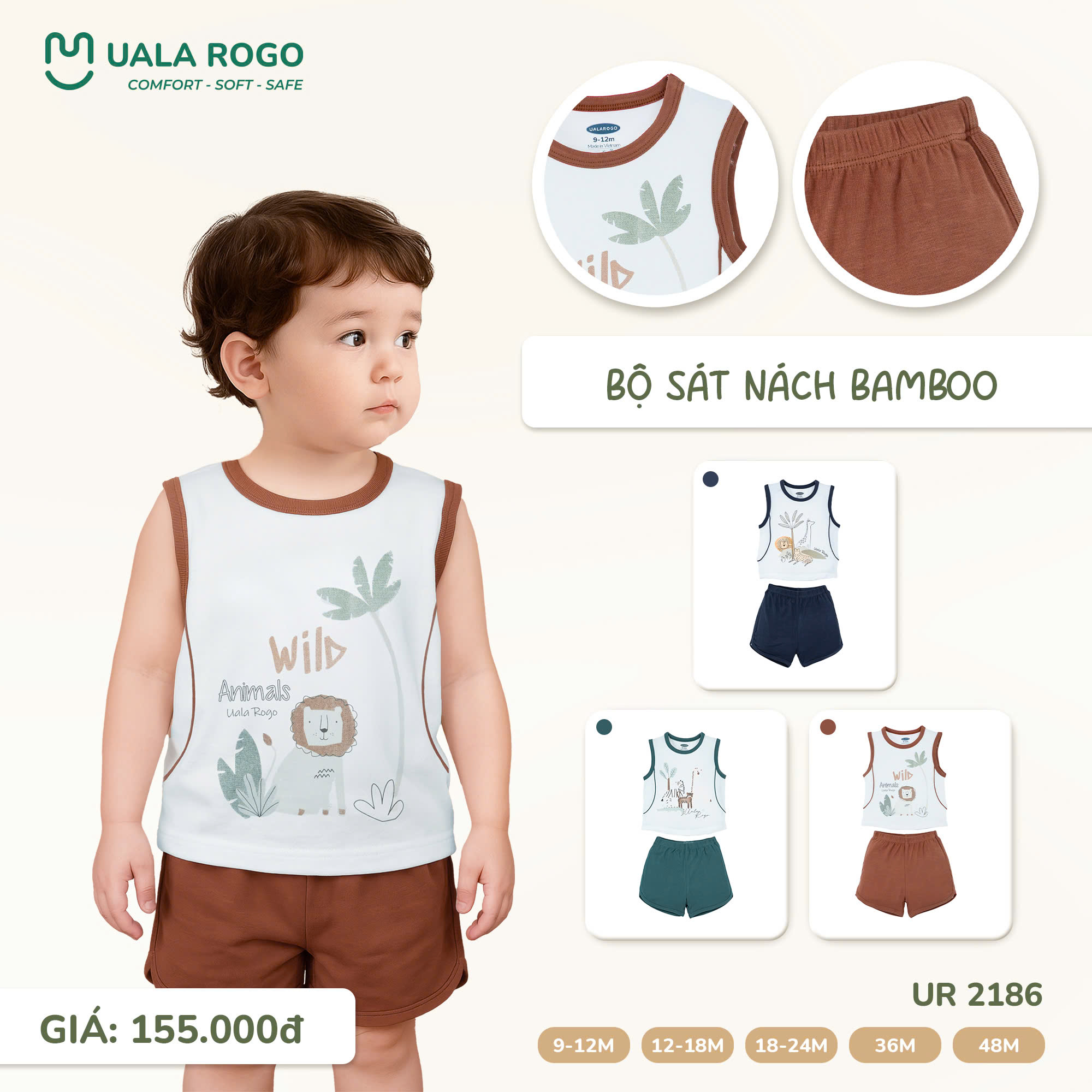 Bộ Sát Nách Bamboo UR 2186