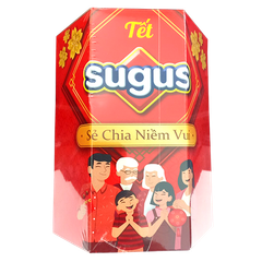 Kẹo mềm lục giác Sugus hương trái cây 120g