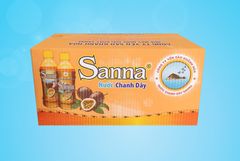 Nước chanh dây Sanna, thùng 24 chai -CD24