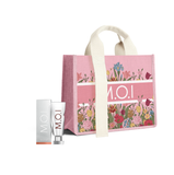  Bộ Đôi Son Dưỡng Có Màu Hazelnuts Và Túi Cói Hoa Cỏ [Quà Tặng] 