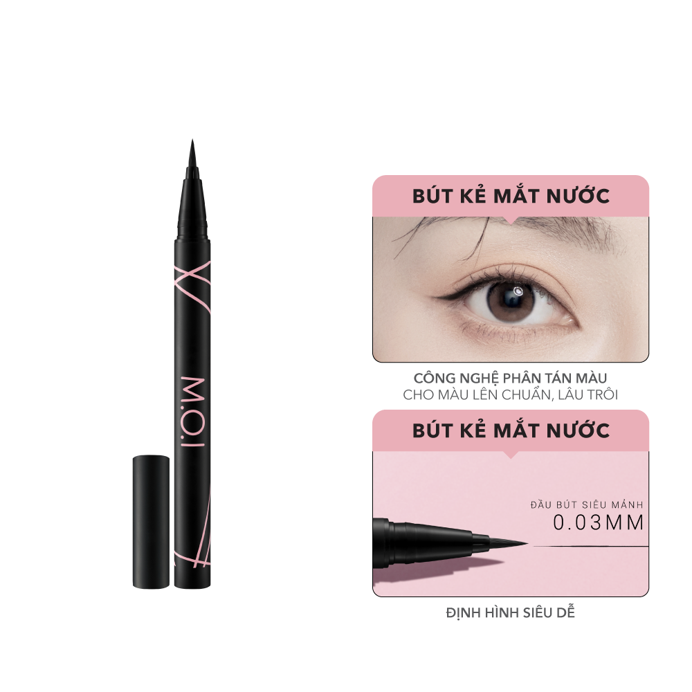  BÚT KẺ MẮT NƯỚC M.O.I PERFECT SHAPE EYELINER 