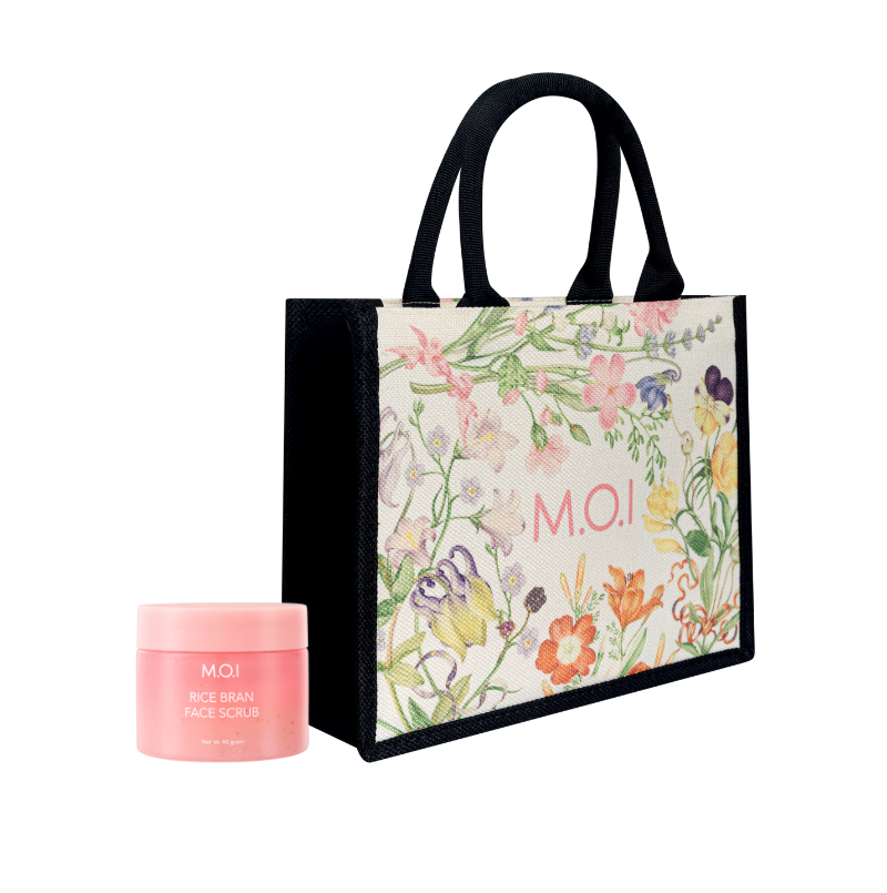  Bộ Đôi Tẩy Tế Bào Chết Cám Gạo Và Túi Cói Bloom Garden [Quà Tặng] 