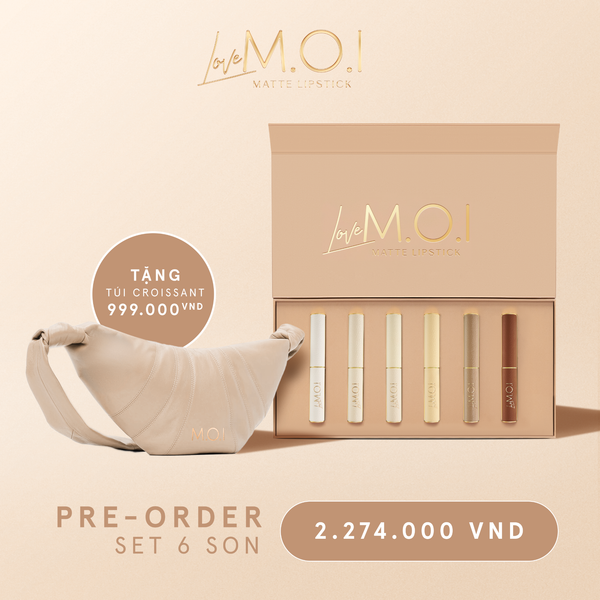 Set 6 Son Thỏi Cao Cấp Love M.O.I Phiên Bản Giới Hạn