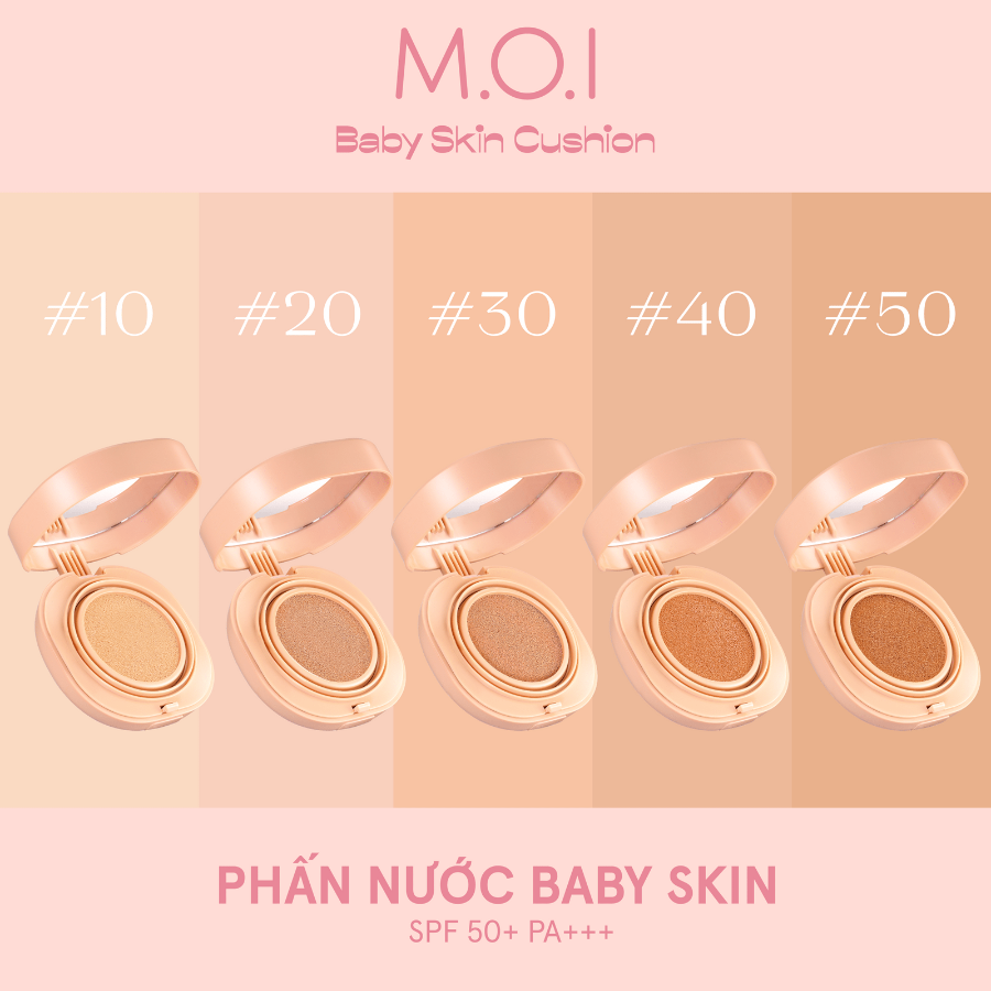  Phấn Nước M.O.I Baby Skin Cushion 