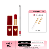  Bộ Đôi Son Thỏi Cao Cấp Queen Of Rose Phiên Bản Giới Hạn Và Chì Kẻ Viền Môi Đa Năng [HSD T10.2025] 