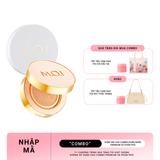  [GIẢM 50K] Bộ Đôi M.O.I Phấn Nước Premium Và Phấn Phủ Baby Skin 