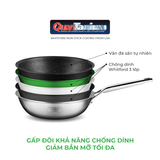 Chảo chống dính inox liền khối Elmich Trimax CZ EL-3838 size 28cm (Áp Dụng CBNV)