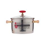 Xoong inox 304 Red Velvet 22cm