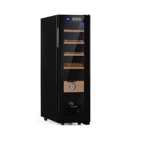 Tủ bảo quản Cigar và Rượu Vang 2in1 Klarstein Slim 45L