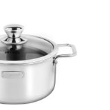 Bộ nồi Inox dập nguyên khối Elmich Trimax Classic EL-2110OL Size 18, 20, 24, chảo 26cm