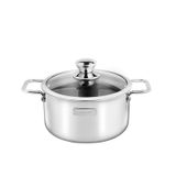 Bộ nồi Inox dập nguyên khối Elmich Trimax Classic EL-2110OL Size 18, 20, 24, chảo 26cm