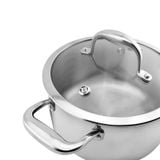 Bộ Inox cao cấp 3 lớp đáy liền Trimax XS EL-3743 size 16, 20, 24cm