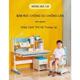 Bộ bàn học thông minh dài 120cm DKZ-120 và ghế ngồi học chống gù DSY-1002