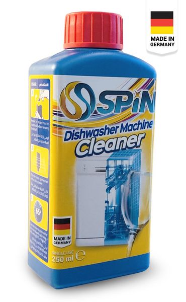 Chất vệ sinh cho máy rửa chén, hiệu Spin, 250 ml