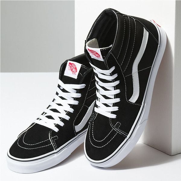  000D5IB8C - Vans Sk8 Hi Black White 