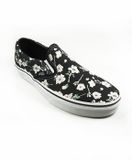  018DGXP - Vans Classic Slip On Vintage Floral Blue Garphite 