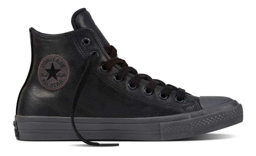  157511C - CHUCK TAYLOR ALL STAR II HI TOP LEATHER BLACK 