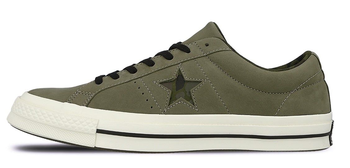  159581C - Chuck Taylor One Star Nubuck Utility Camo 