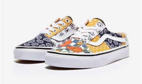  0A4P3Y6V2 - Vans Mule Old Skool Pattern Mix Multi 