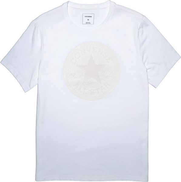  10004708_102 - Men's Converse T-Shirt Short Sleeve Chuck Patch Athletic Fashion 