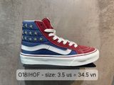  018IH0F - SK8 Hi Slim Studded Stars Red/Blue 